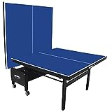 mesa azul de ping pong dobrável